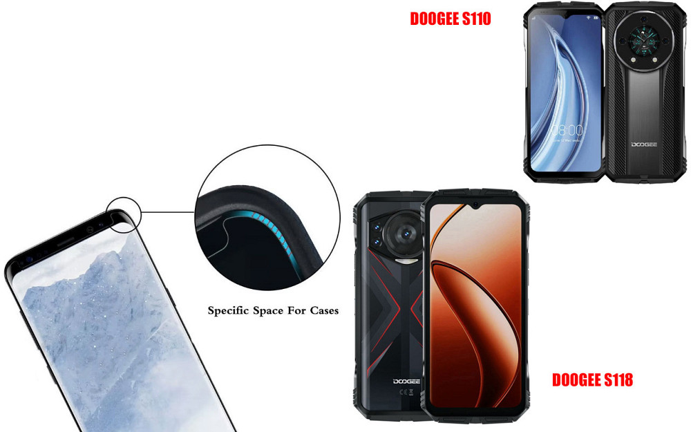Захисне скло HyperGlass Pro для DOOGEE S110, DOOGEE S118 – максимальна чутливість та захист Київ - фото 3