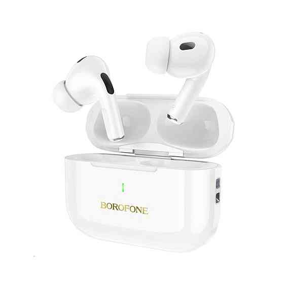Наушники беспроводные BOROFONE BW59 Plus True wireless ANC noise reduction BT headset White 6941991107467 Одесса