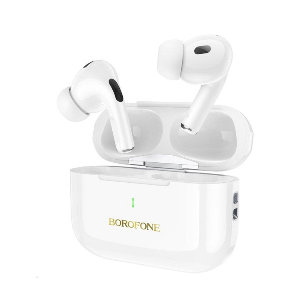 Наушники беспроводные BOROFONE BW59 Plus True wireless ANC noise reduction BT headset White 6941991107467 Одесса - изображение 1