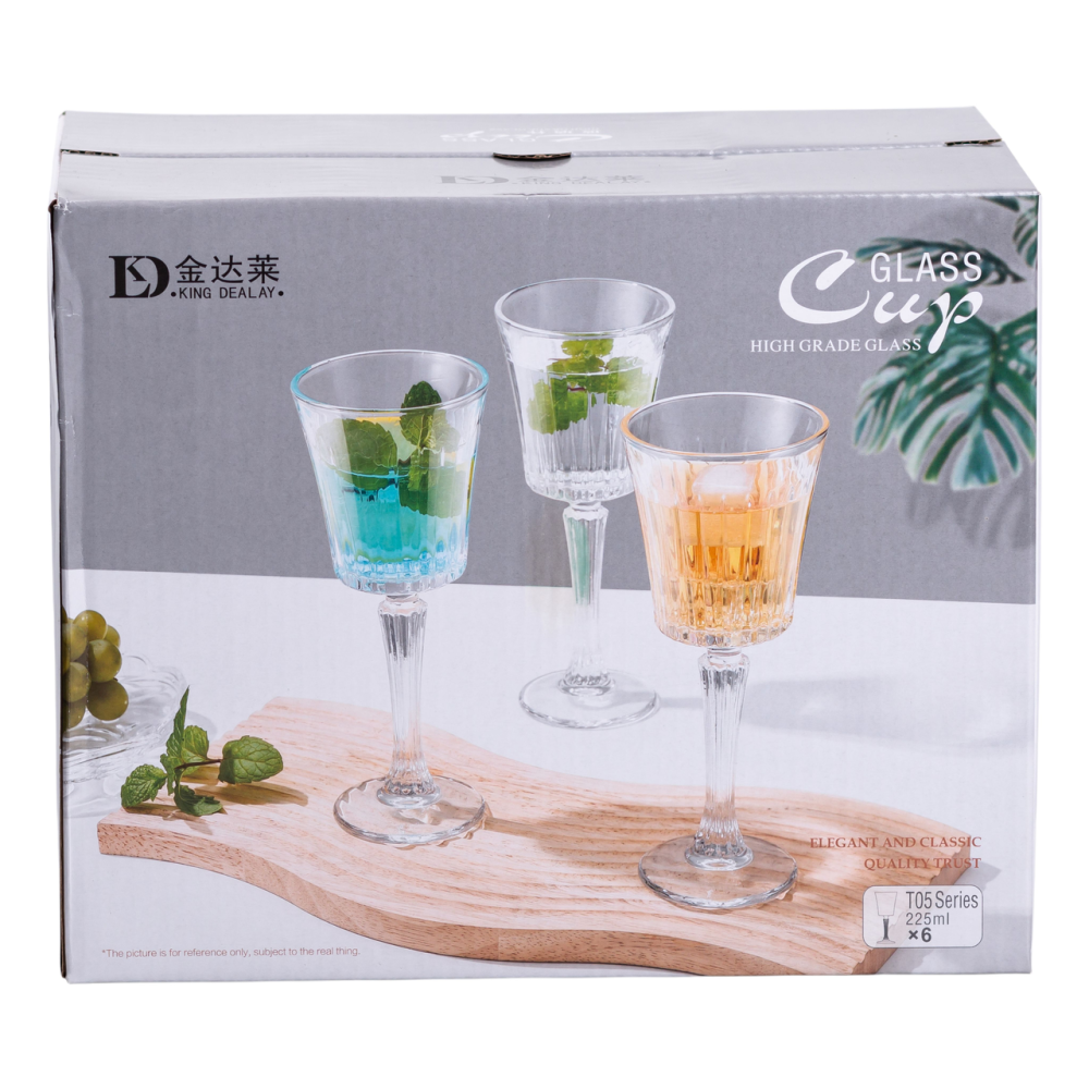 Набор винных бокалов на высокой ножке, 6 шт. Киев - изображение 5