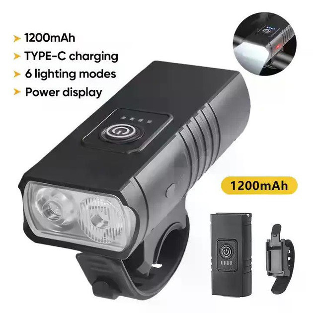 Велоліхтар F0-60-2T6, водонепроникний BF-41 Київ - фото 1