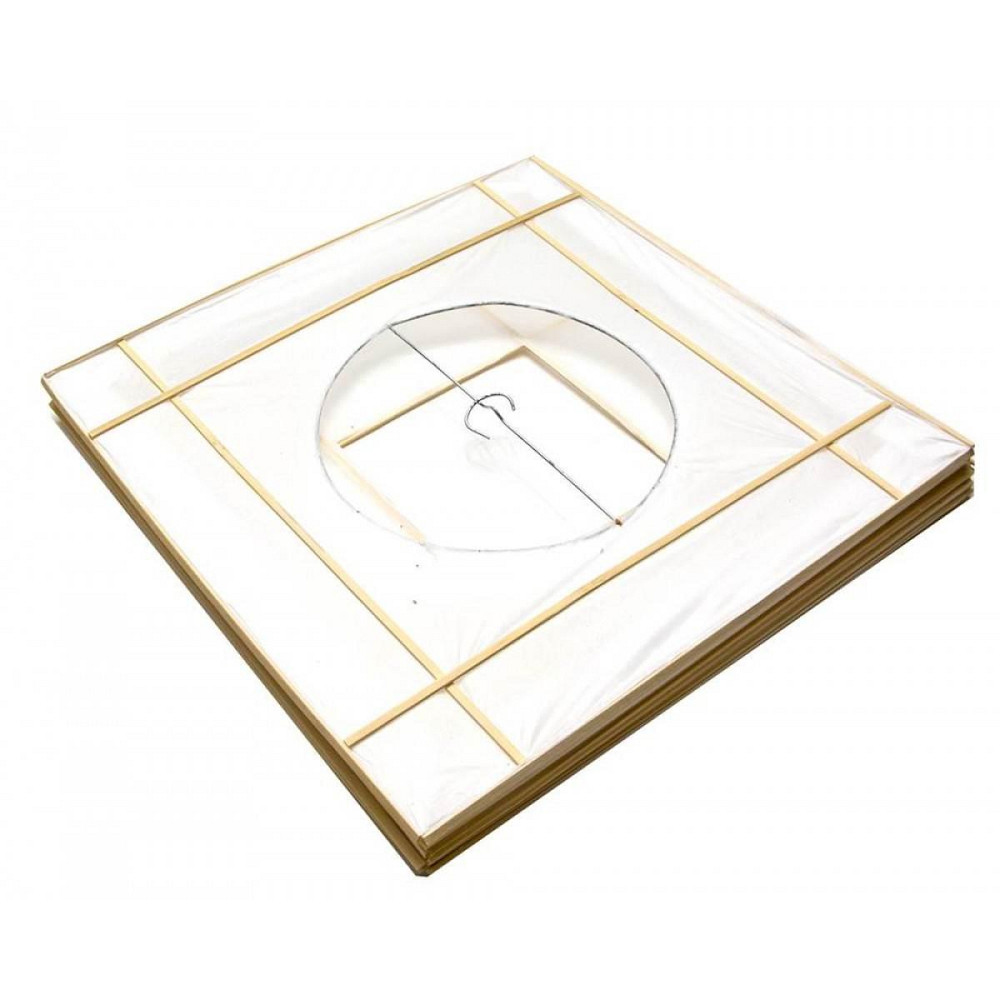 Фонарик из бумаги квадратный белый Киев - изображение 2