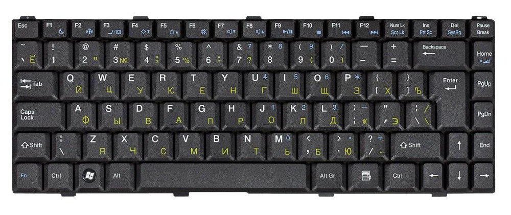 Клавиатура для ноутбука Asus (Z96, Z96J, Z96F, S96J, S9, S96) Black, RU Вінниця - фото 2