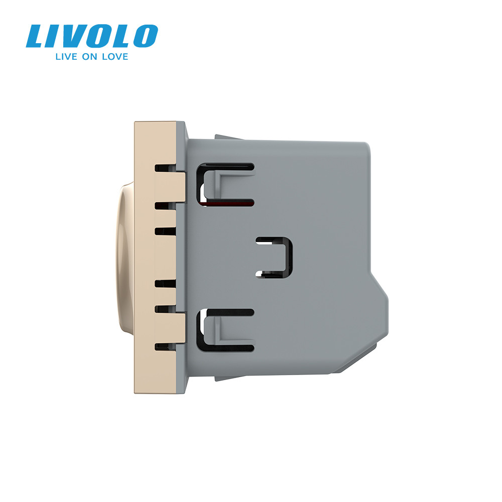Безконтактний сенсорний вимикач LIVOLO Sense, золотий, 5А 230В, з нейтраллю, дальність спрацювання до 8 см (VL-FCU1-2AP) Коломия - фото 9