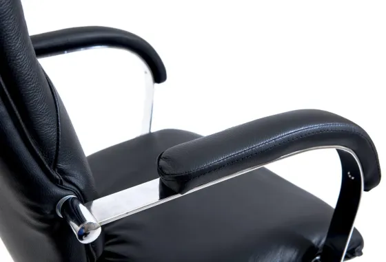 Офисное Кресло Руководителя Richman Nicosia Fly 2230 Хром М2 AnyFix Черный Киев