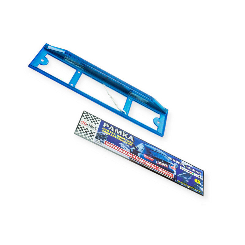 Рамка под номер с подсветкой синяя led (диодная) Мукачево - изображение 1