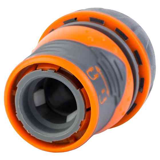 Конектор 1⁄2" швидкознімний для шланга 3⁄4" із замком (ABS+TPR) FLORA (5015484) Київ