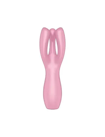 Кліторальний вібратор Satisfyer Threesome 3 Pink з трьома пальчиками Львів