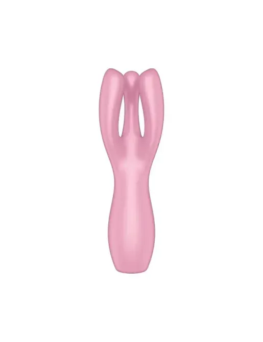 Кліторальний вібратор Satisfyer Threesome 3 Pink з трьома пальчиками Львів - фото 3