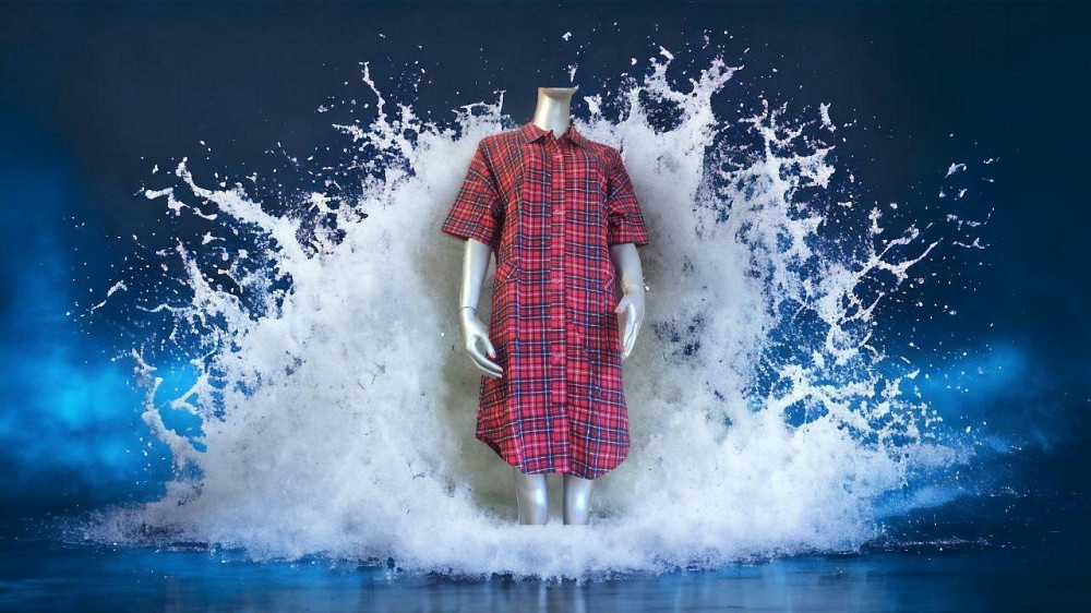 Халат жіночий р. 54 трикотаж м. 413 червоний, бавовняний Київ - фото 5