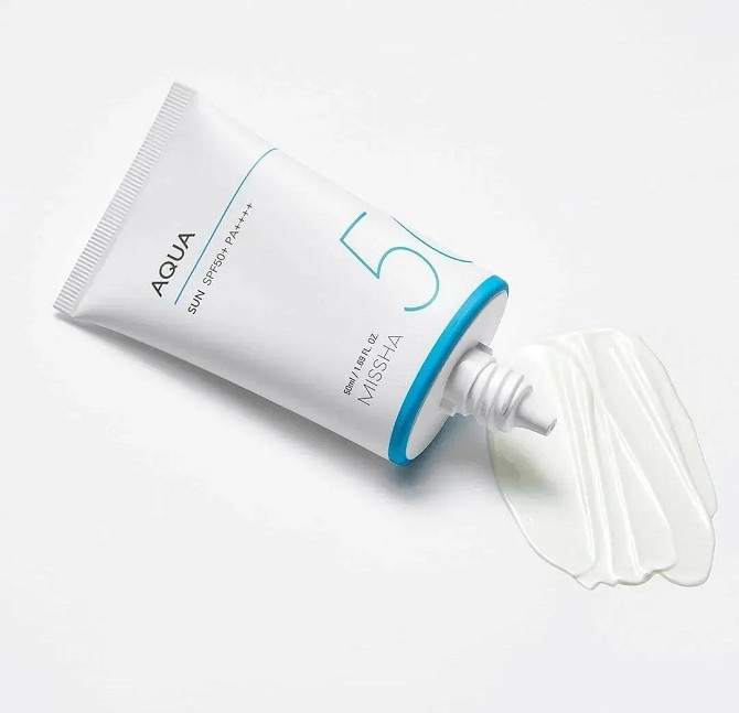 Зволожуючий сонцезахисний гель на хімічних фільтрах All-Around Safe Block Aqua Sun Gel SPF50+/PA++++ Missha 50 мл Вінниця - фото 3