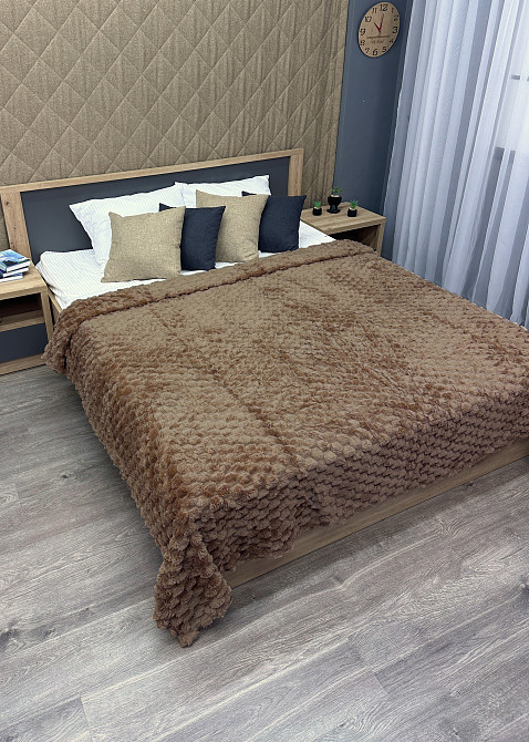 Плед-покривало 210х210 см (+-5см) Соти Карамель (87-210) Київ - фото 4