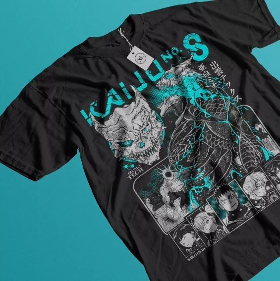 Футболка аниме Каиджу Но Мина Схиро оверсайз (S/M/L) Черний AnimeJ1040 Днепр - изображение 1