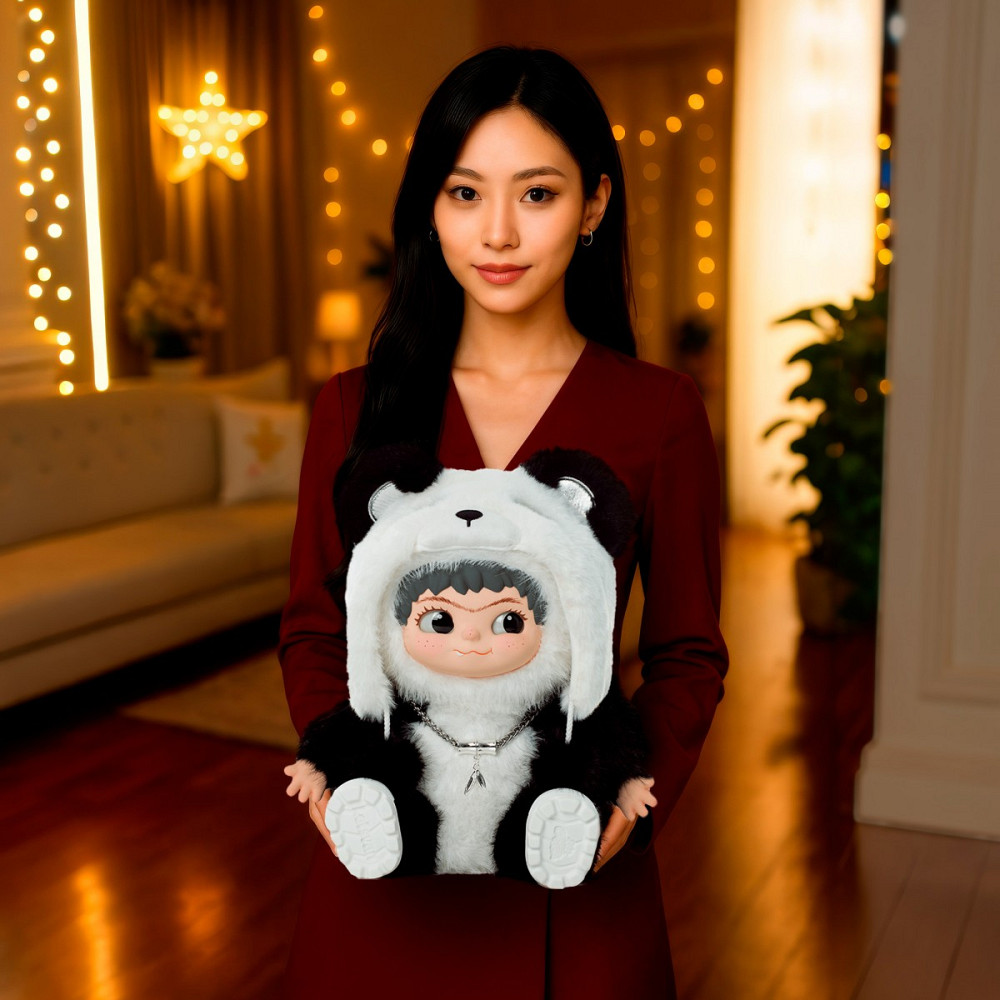 М'яка іграшка лімітована POP TOP Letsvan серії Wakuku - Панда 800% (37 см) Днепр - изображение 8