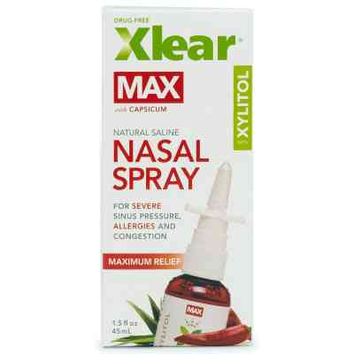 Минералы Xlear Макс назальный спрей с ксилитом и стручковым перцем 45 мл (700596000193) Винница