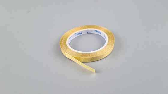 Стрічка для повітряних куль і подарунків 0.5 см х 5 метрів золота (1 пачка) Харків