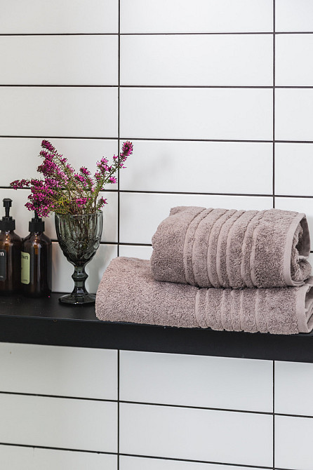 Ecotton Рушник махровий Ecotton 70х140 см високої щільності 550 г/м² коричневий Capuccino 1 шт. Коломыя - изображение 3