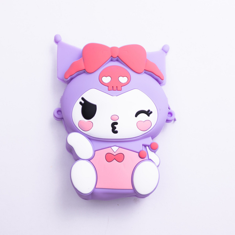 Дитяча силіконова сумочка-гаманець 15*10*3 см Фіолетовий HP-55-6V Київ - фото 2