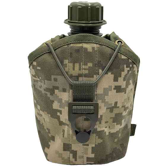 Фляга армійська 1л в чохлі Піксель ММ-14 Cordura 1000 D Киев
