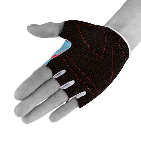 Велорукавички PowerPlay 001 Фламінго Блакитні 2XS (вік до 4 років) Луцк