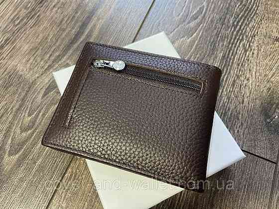 Коричневий маленький чоловічий гаманець на магнітах із затискачем Boston B 460 Київ