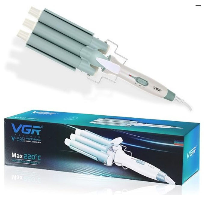 Плойки для об'єму волосся VGR, Професійна плойка для завивки волосся Щипці завивки і об'єму LJ-58 Івано-Франківськ - фото 3