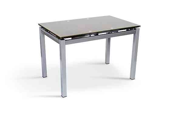 Стіл Венді XS-1025, 80/130*65, кавовий (скло) Киев