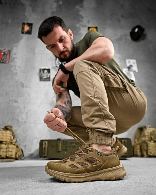 Літні тактичні кросівки PARTIOT кайот ДЛ6468 Одеса - фото 13