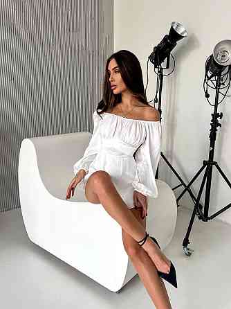 Жіночий стильний привабливий шовковий комбінезон арам Молочний, 44/46 Одеса