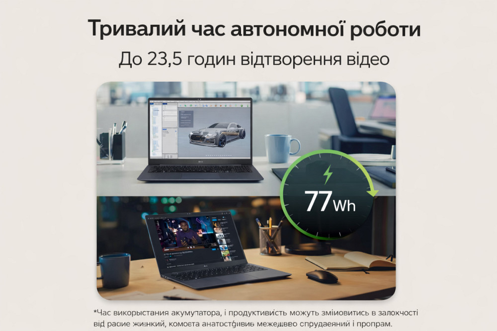 Ноутбук LG Gram Pro 17z90sp-adb9u1 17" WQXGA IPS Intel Core Ultra 155H 32/512GB SSD Windows 11 Николаев - изображение 10