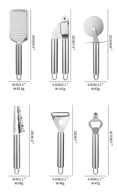 Набор кухонных принадлежностей 20 предметов с тройной подставкой Коломия - фото 5