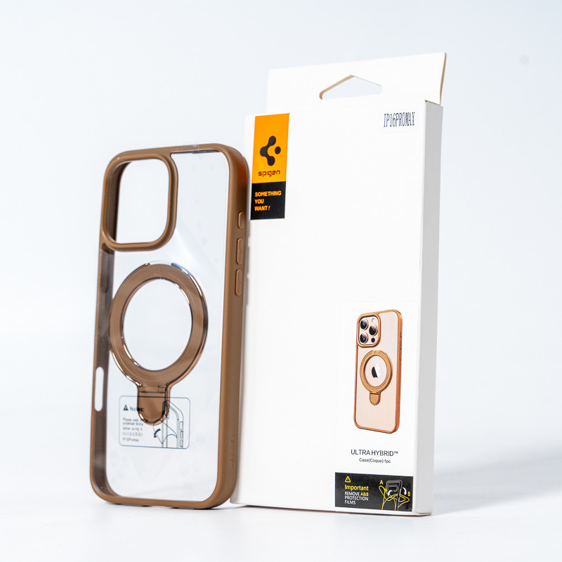Чохол для смартфона Spigen AAA Magnetic Ring for Apple iPhone 16 Brown Київ - фото 6