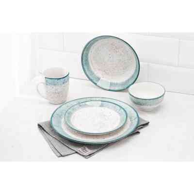 Тарілка Ardesto Siena, 19см, порцеляна, біло-блакитний (AR2919SWB) Вінниця