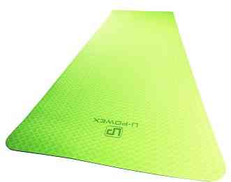 Коврик для йоги та фітнесу U-POWEX TPE Yoga mat Green/Black (183х61х0.6) Кам'янське