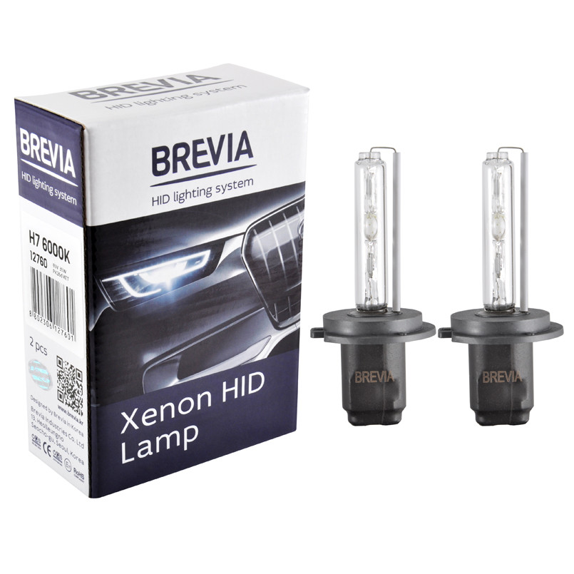 Ксенонова лампа Brevia H7 6000K, 85V, 35W PX26d KET, 2шт Львів - фото 1