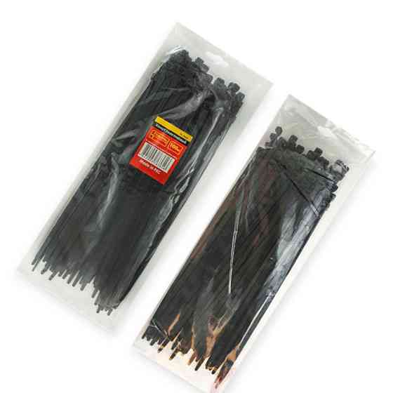 Хомут пластиковий 350 x 4,8 чорний Мукачево