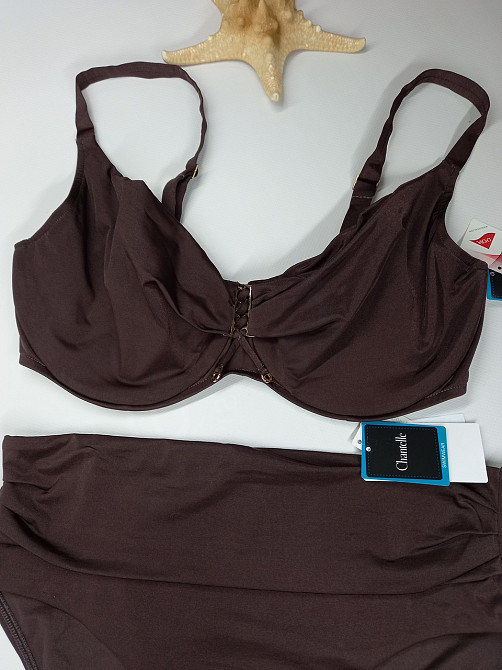 Стильний жіночий купальник з м'якою чашкою розмір 75Д Chantelle 6731 KR Славута - фото 3