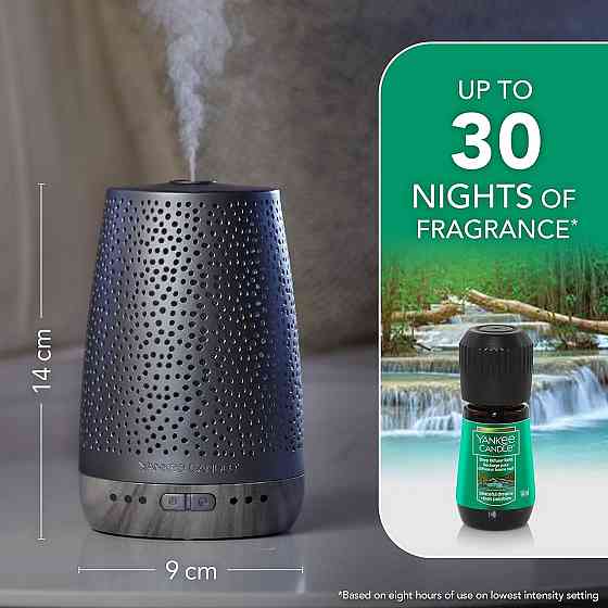 Дифузор Yankee Candle Sleep Starter Kit для ароматерапії, до 30 ночей аромату, таймер 2/4/8 год, 3 рівні інтенсивності Київ