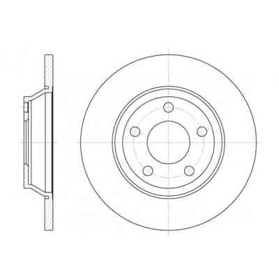 Тормозной диск REMSA 6472.00 Винница