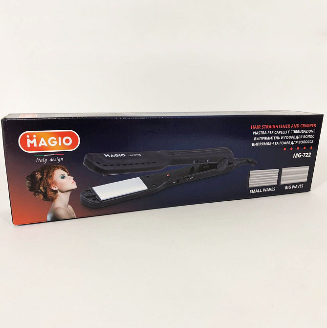 Укладання волосся випрямлення MAGIO MG-722, Праска для вирівнювання зачіски, Праска-випрямляч потужна DP-12 Львів - фото 2