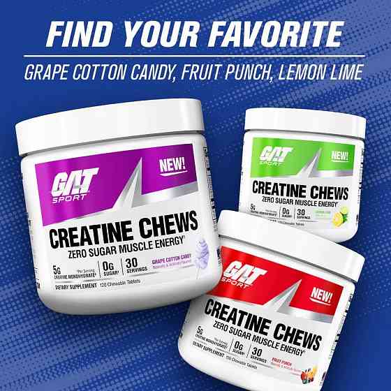 Creatine Chews 120 Chewable Tablets (Fruit Punch) Луцк