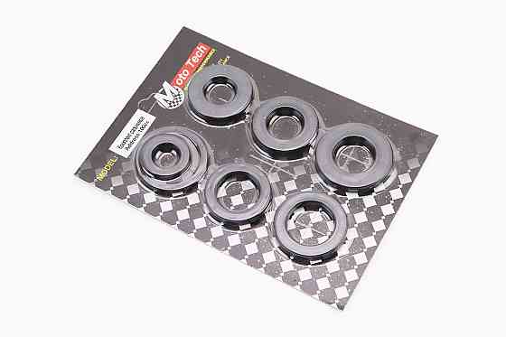 Сальники к-кт 7шт (17x27x6; 20x38x5; 22x38x6; 24x43x6; 25x37x6; 27x40x6; 34x41x4) двигуна, Suzuki AD100 Київ