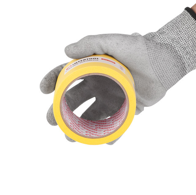 Стрічка малярна 72мм, 20м, жовта INTERTOOL DM-7220 Київ - фото 3