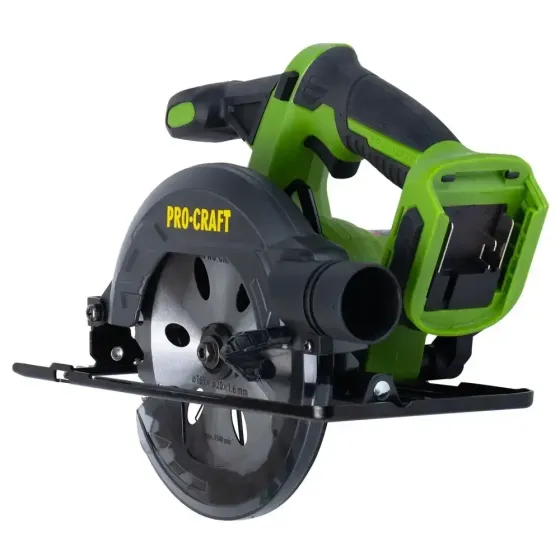 Аккумуляторная циркулярная пила Procraft 165 мм, бесщеточная дисковая пила 5200 об/мин без АКБ и ЗУ Львов