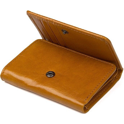 Гаманець Vintage Шкіряний Рудий (14597) Вінниця - фото 9