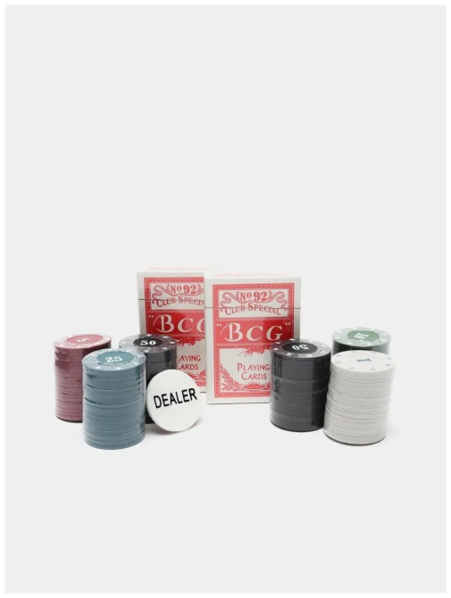 Набір для покера: 2 колоди, 120 фішок, сукно, коробка Київ - фото 8