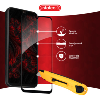 Скло захисне Intaleo Full Glue Samsung A25 5G Black (1283126574931) Вінниця - фото 5