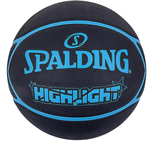 84356Z М'яч баскетбольний Spalding Highlight р.7 Вишнёвое - изображение 1