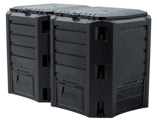 Компостер садовий PROSPERPLAST MODULE COMPOGREEN 800 л, чорний Київ - фото 9