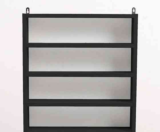 Полка для гель лаков на 4 полки. Черная Киев